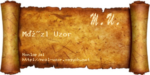 Mözl Uzor névjegykártya